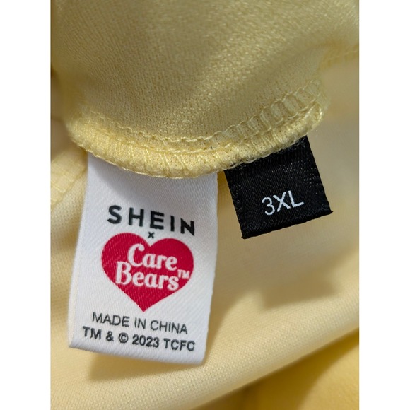 Care Bears Yellow Skater Skirt Womens 3XL Characters Front and Back 38" Waist - Picture 6 of 7